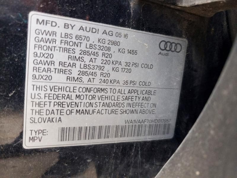 2017 AUDI Q7 PRESTIGE 13