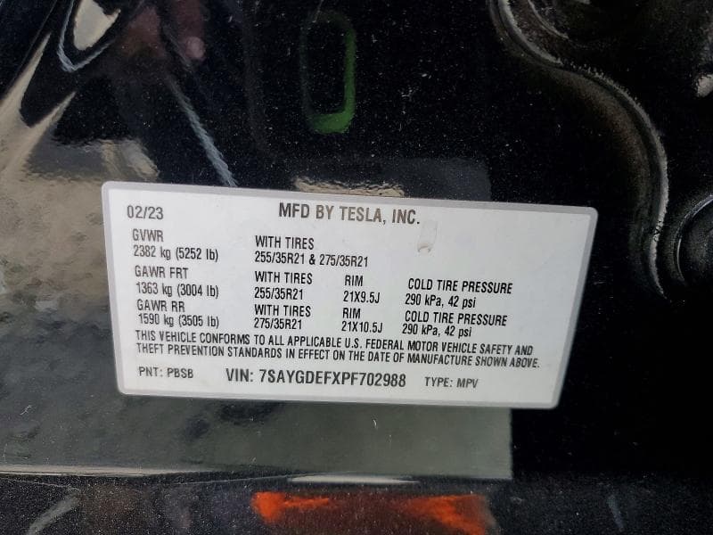 2023 TESLA MODEL Y 12