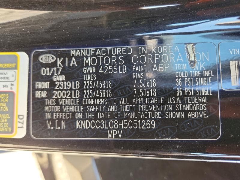 2017 KIA NIRO EX 13