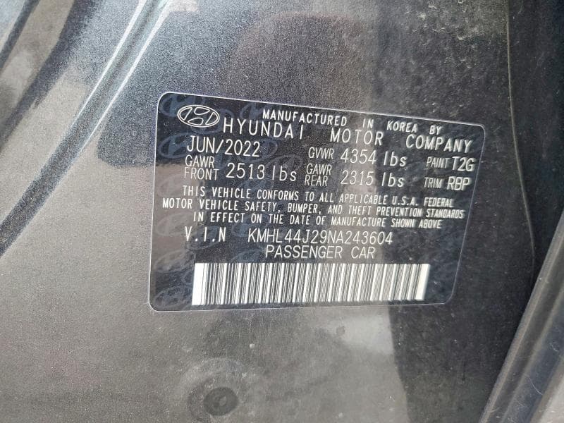 2022 HYUNDAI SONATA SEL PLUS 12