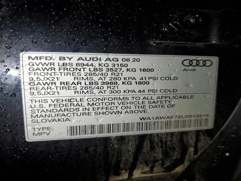 2020 AUDI SQ7 PREMIUM PLUS 13