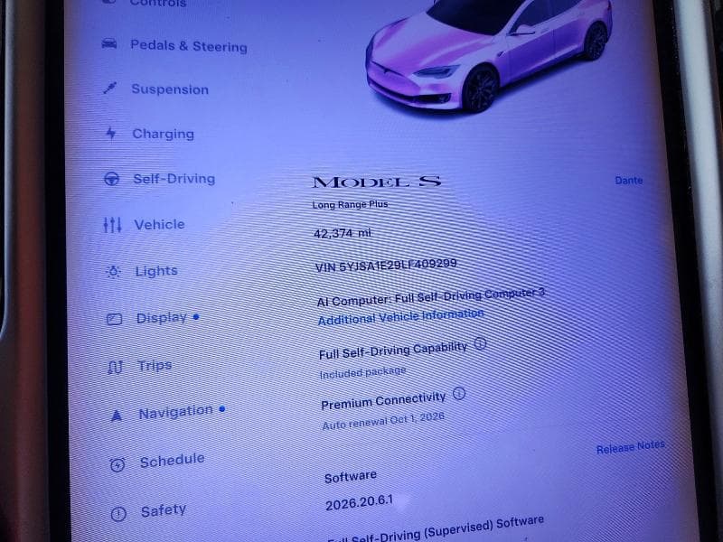 2020 TESLA MODEL S 9