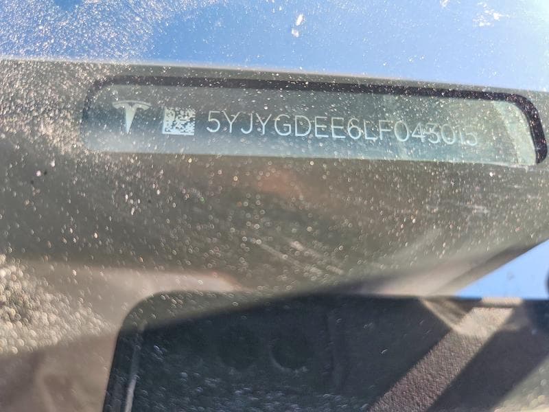 2020 TESLA MODEL Y 12