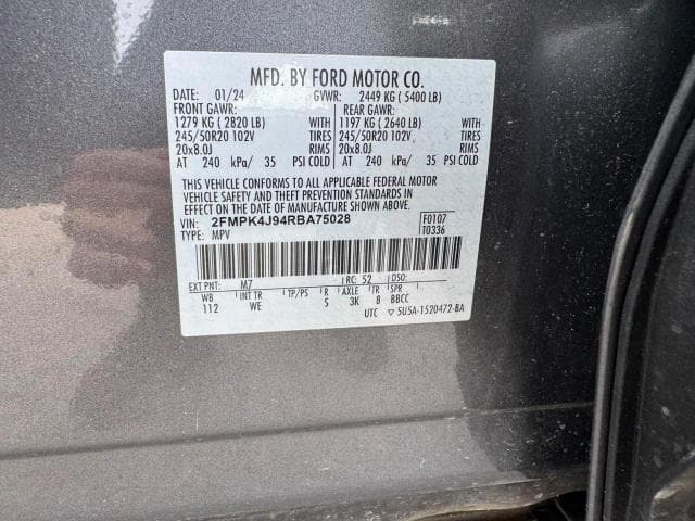 2024 FORD EDGE SEL 10