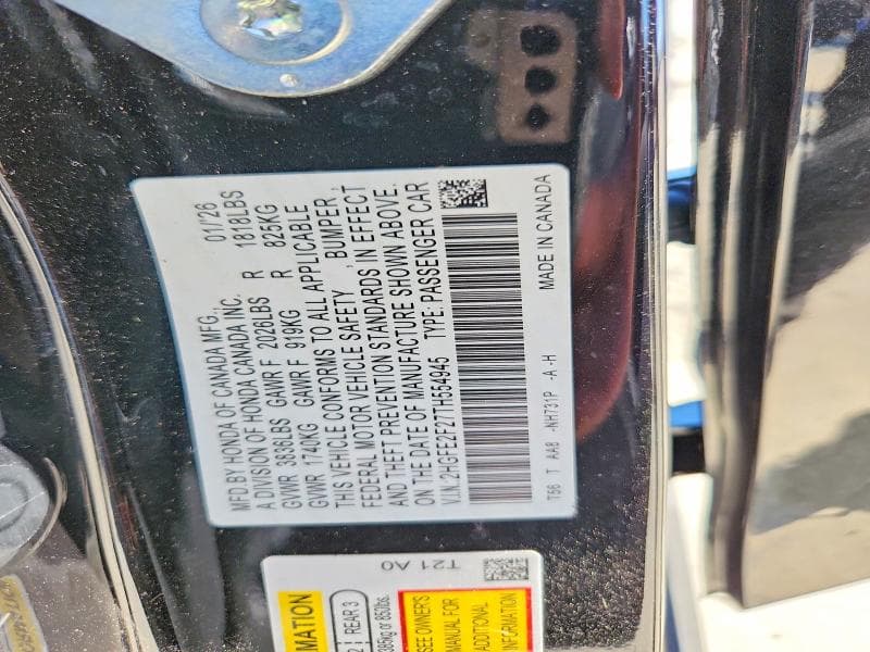 2026 HONDA CIVIC LX 13
