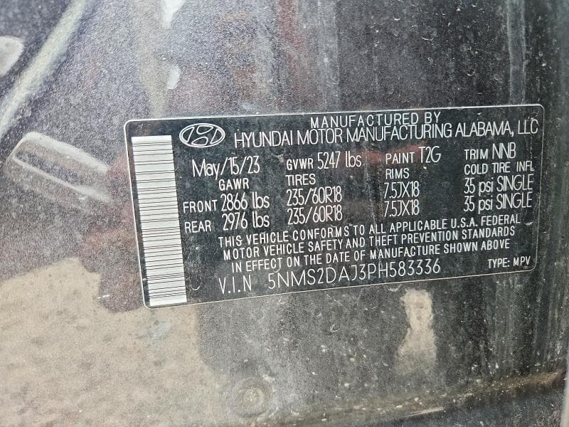 2023 HYUNDAI SANTA FE SEL 13