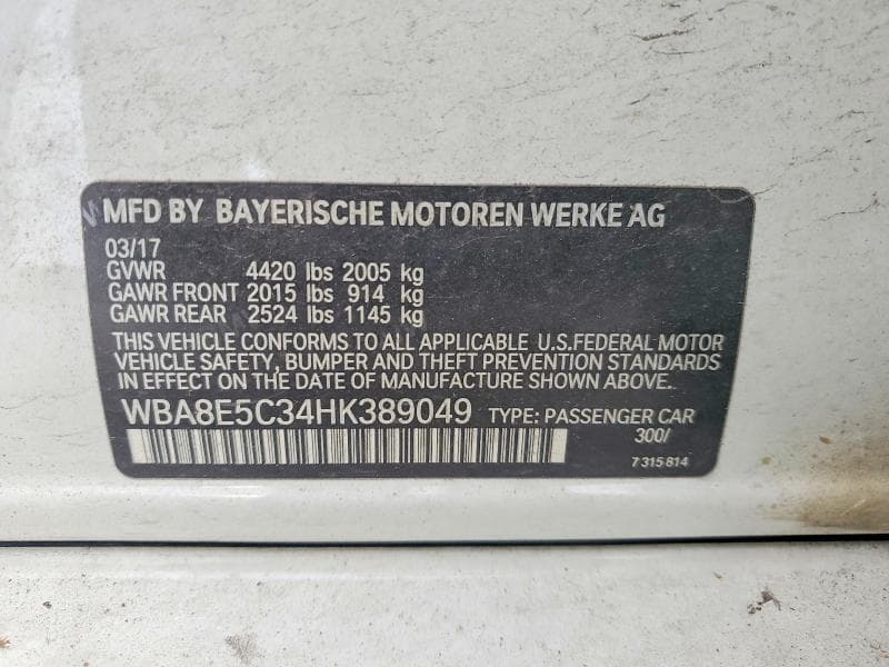 2017 BMW 328 D 13
