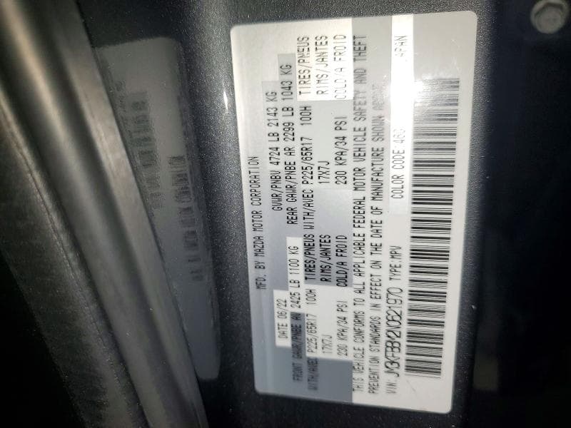 2022 MAZDA CX-5 SELECT 12