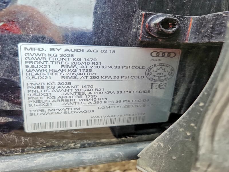 2018 AUDI Q7 PRESTIGE 13