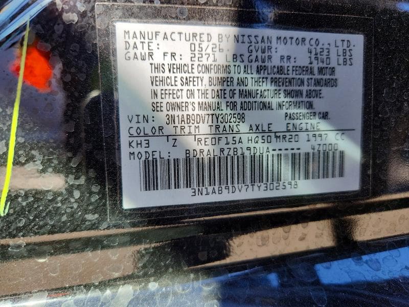 2026 NISSAN SENTRA SR 12