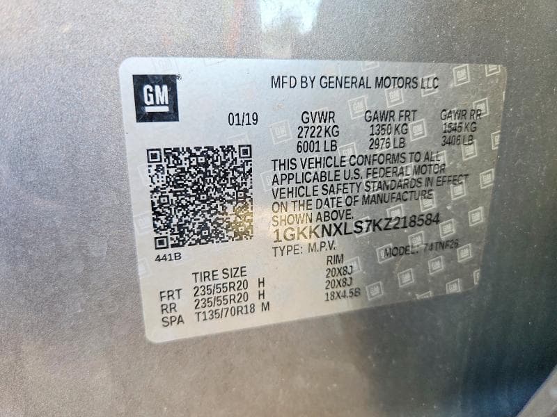 2019 GMC ACADIA DENALI 13