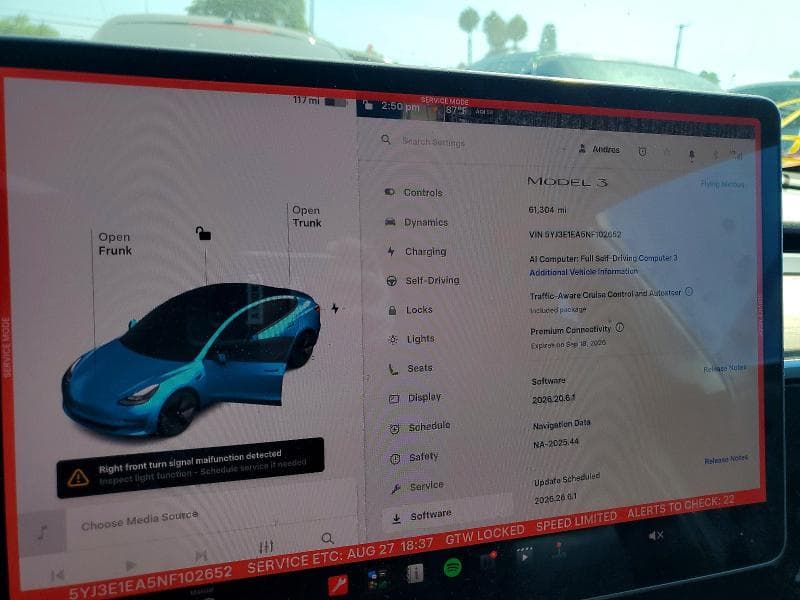 2022 TESLA MODEL 3 9