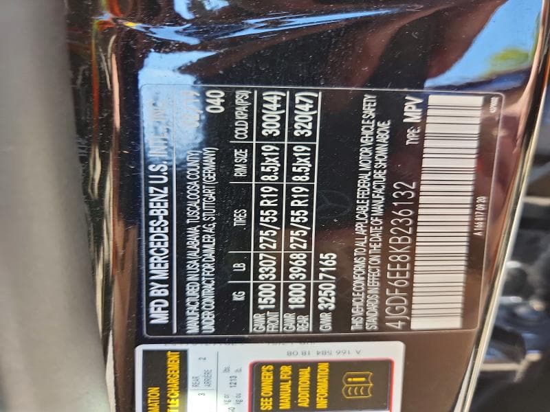 2019 MERCEDES-BENZ GLS 450 4MATIC 13