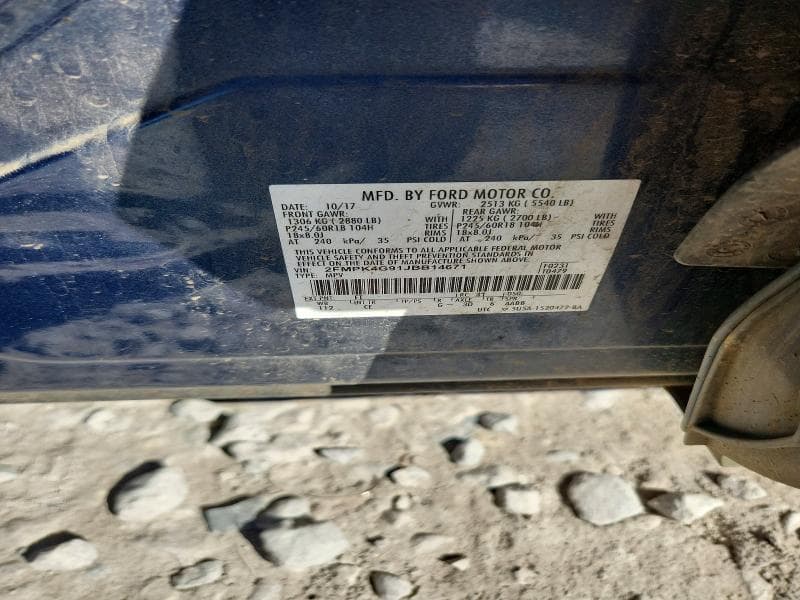 2018 FORD EDGE SE 12