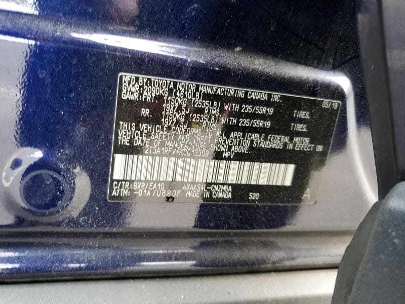 2019 TOYOTA RAV4 XLE PREMIUM 13