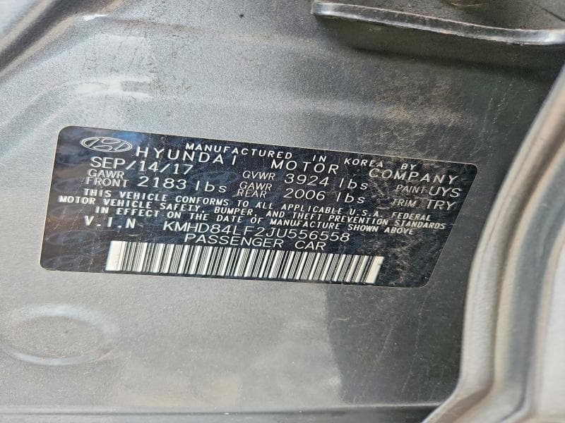 2018 HYUNDAI ELANTRA VALUE EDITION 12