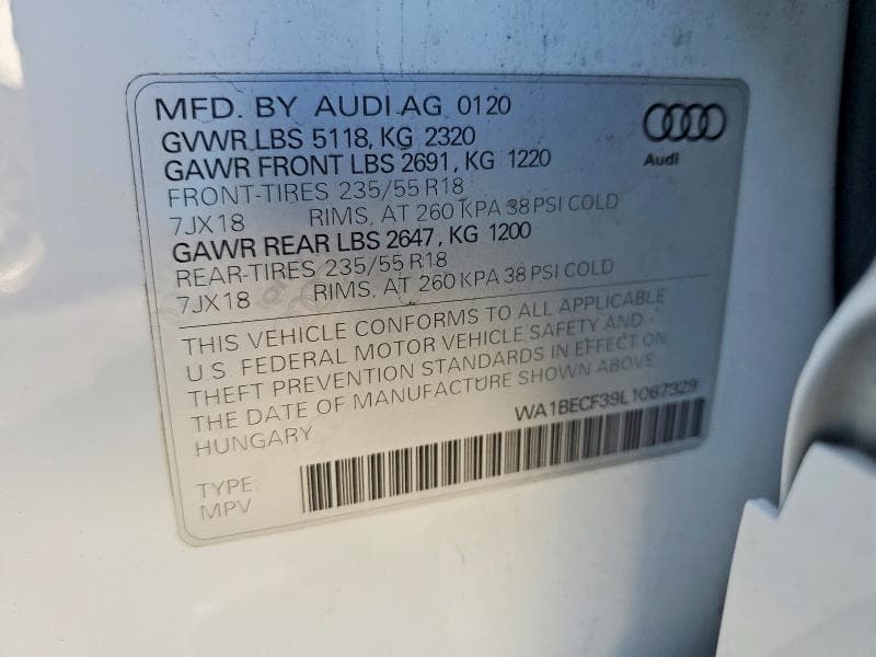 2020 AUDI Q3 PREMIUM PLUS 12