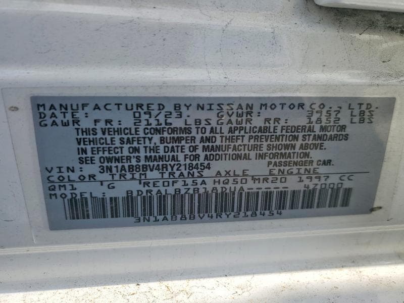 2024 NISSAN SENTRA S 13
