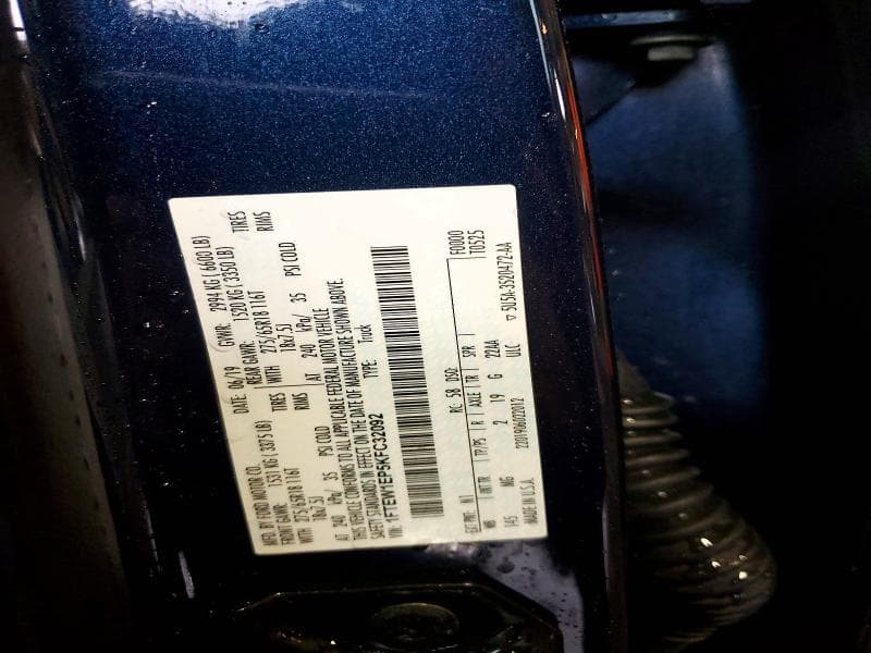 2019 FORD F150 SUPERCREW 13
