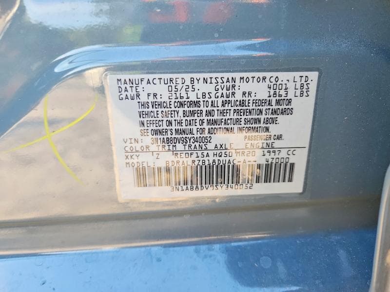 2025 NISSAN SENTRA SR 12