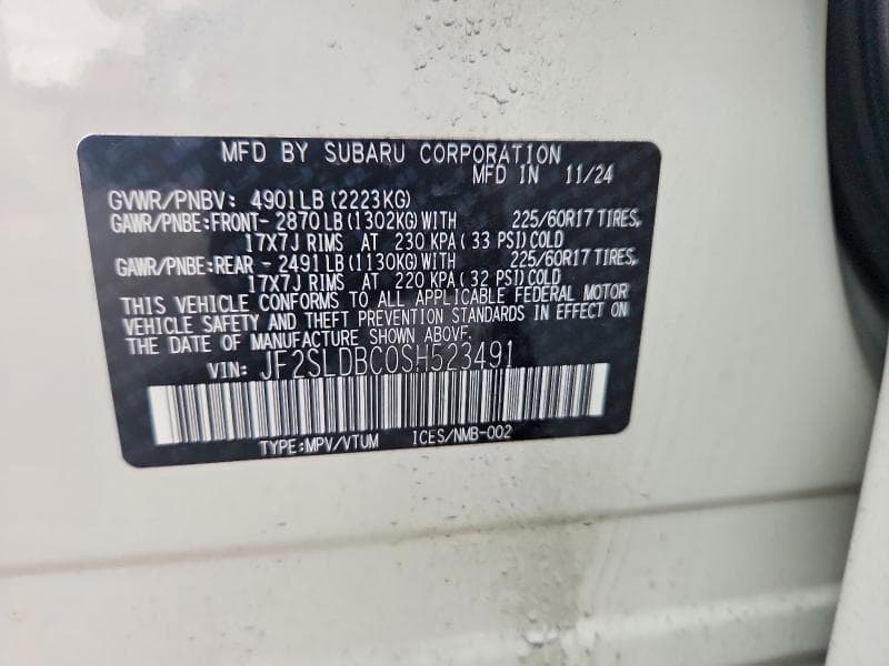 2025 SUBARU FORESTER PREMIUM 13