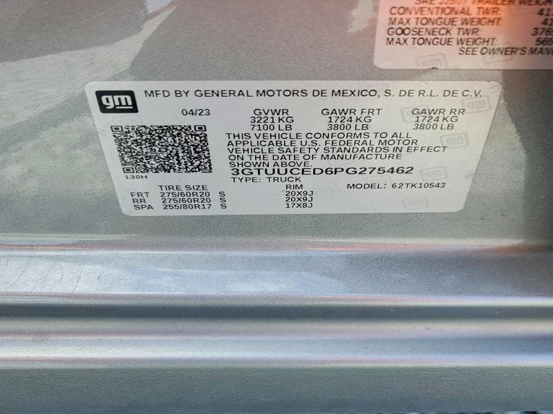 2023 GMC SIERRA K1500 ELEVATION 13
