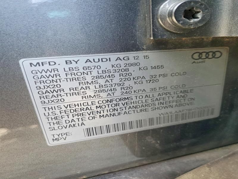 2017 AUDI Q7 PREMIUM PLUS 13