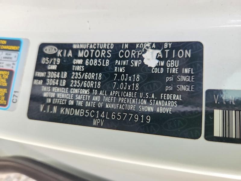 2020 KIA SEDONA EX 14