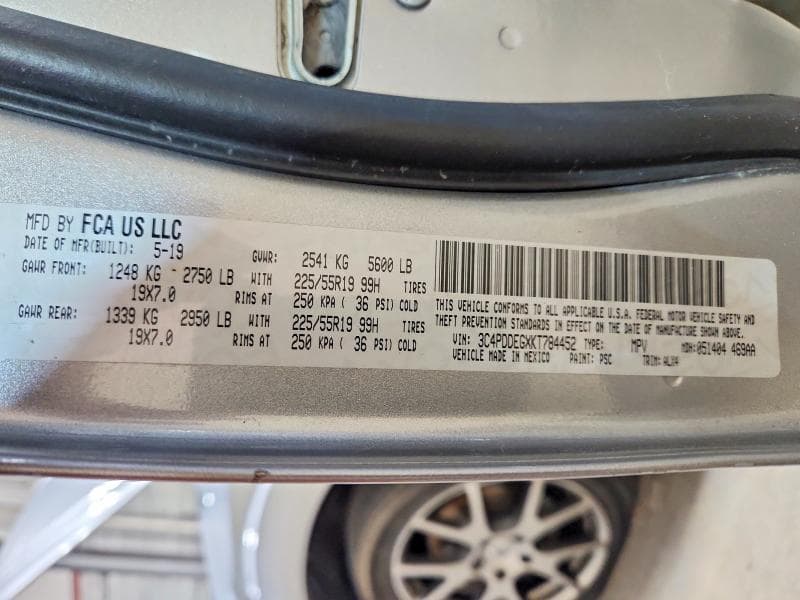2019 DODGE JOURNEY GT 13