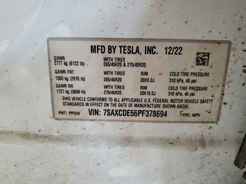 2023 TESLA MODEL X 13