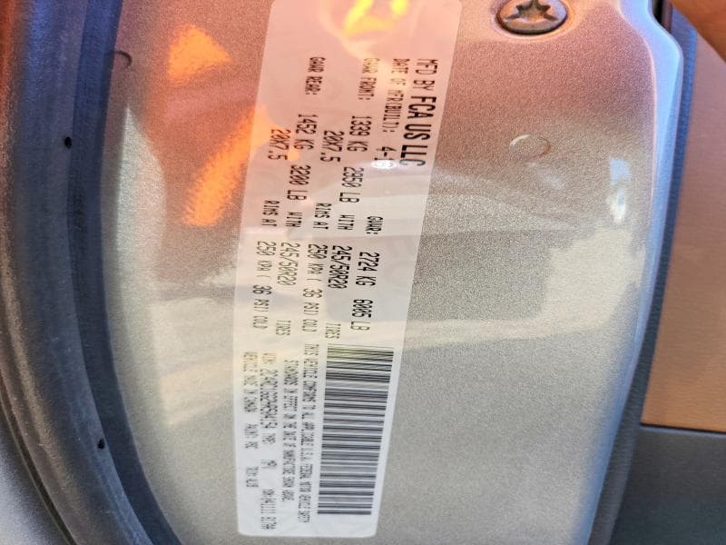 2017 CHRYSLER PACIFICA LIMITED 14