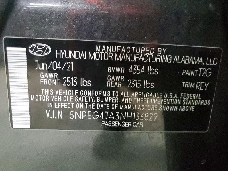 2022 HYUNDAI SONATA SE 12