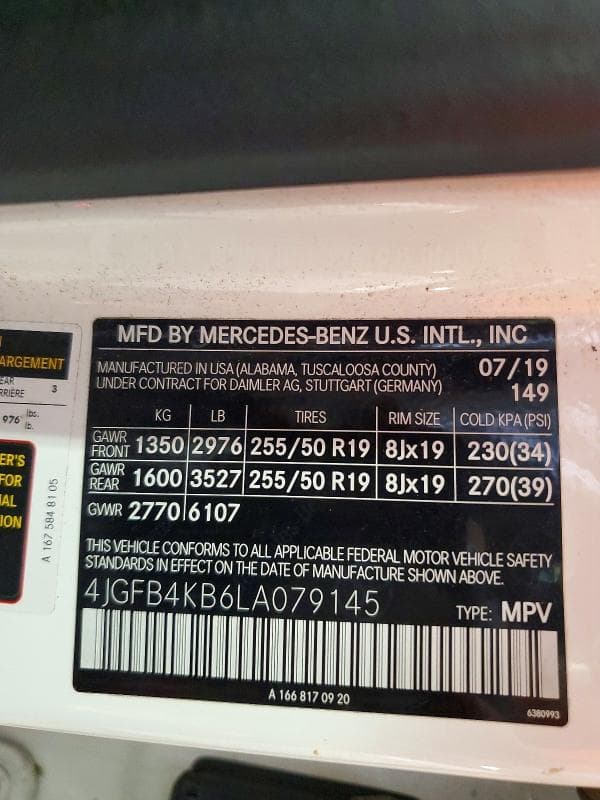 2020 MERCEDES-BENZ GLE 350 4MATIC 13