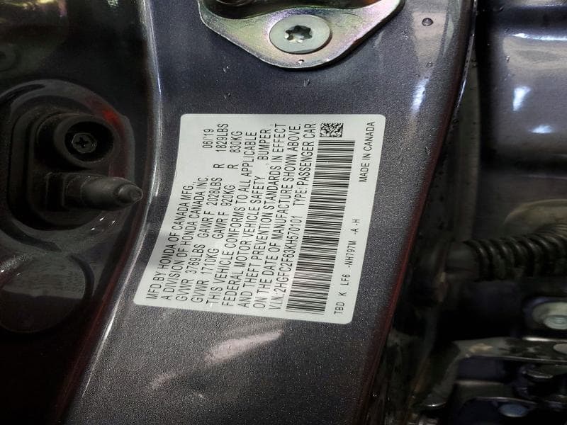 2019 HONDA CIVIC LX 13