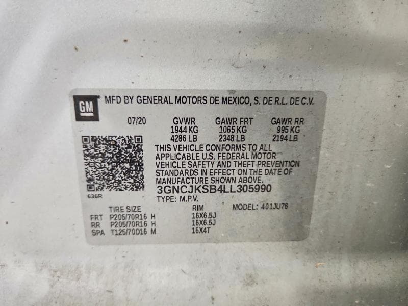 2020 CHEVROLET TRAX LS 13