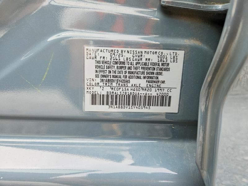 2025 NISSAN SENTRA SR 12
