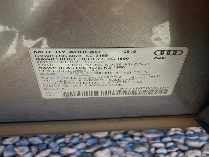 2019 AUDI E-TRON PREMIUM PLUS 12