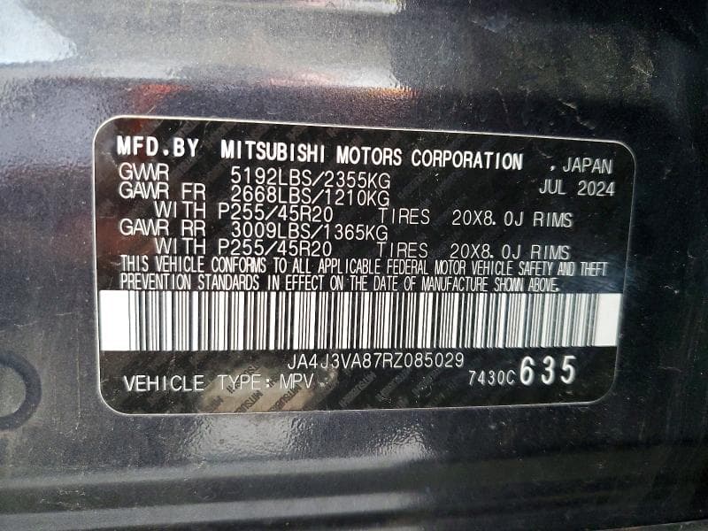 2024 MITSUBISHI OUTLANDER SE 13