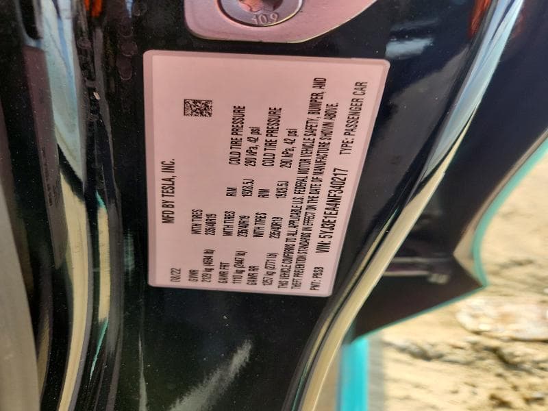 2022 TESLA MODEL 3 13