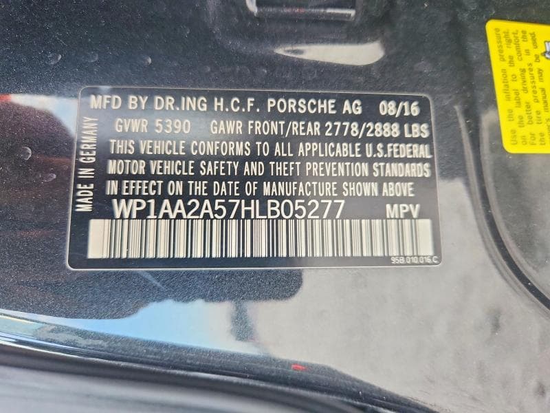 2017 PORSCHE MACAN 13