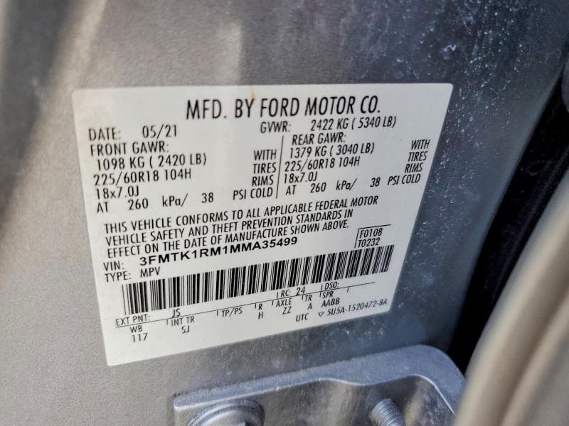 2021 FORD MUSTANG MACH-E SELECT 13