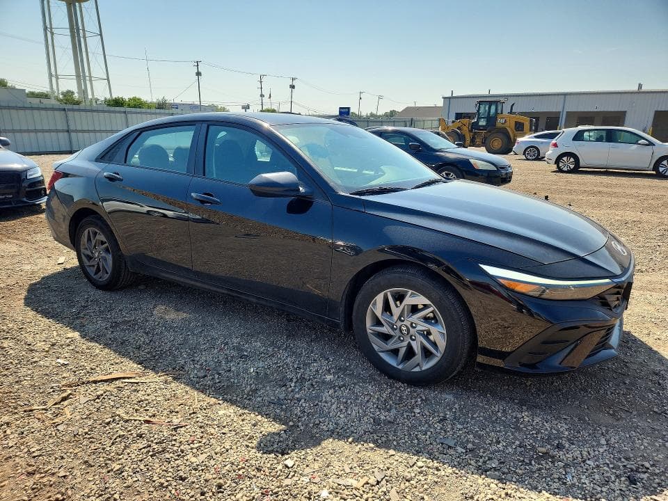 2025 HYUNDAI ELANTRA HYBRID BLUE 4