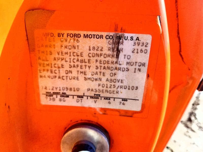 1977 FORD PINTO 12