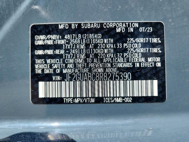 2024 SUBARU CROSSTREK 13