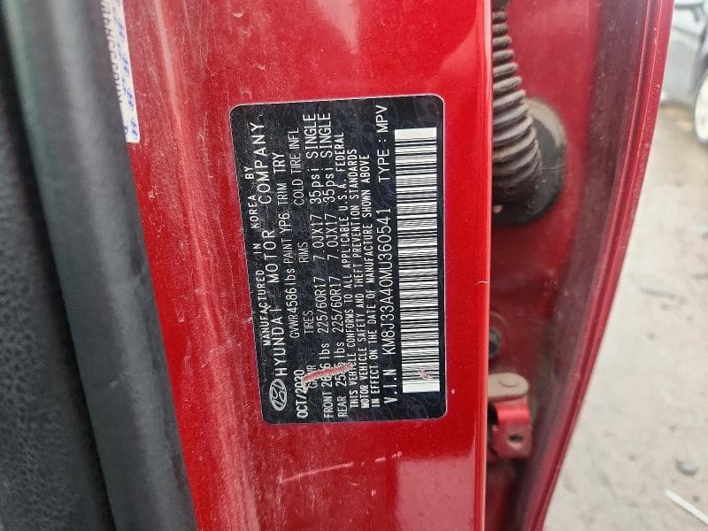 2021 HYUNDAI TUCSON VALUE 13