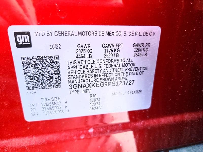 2023 CHEVROLET EQUINOX LT 13