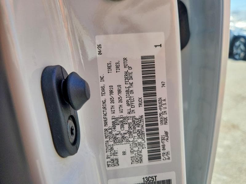 2026 TOYOTA TUNDRA SR5 13