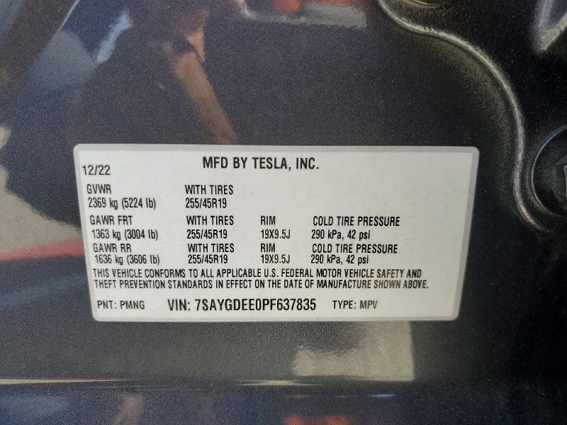 2023 TESLA MODEL Y 13