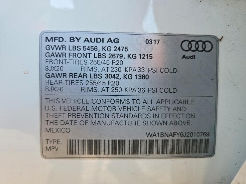 2018 AUDI Q5 PREMIUM PLUS 12