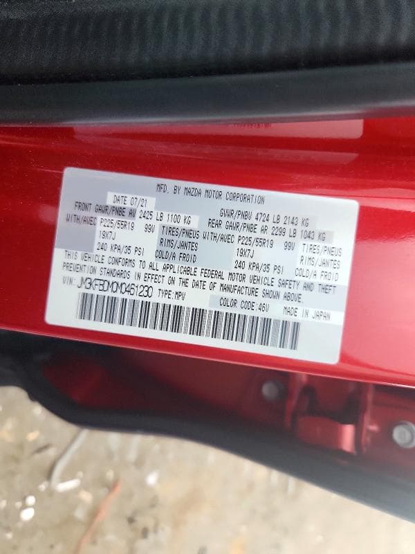 2021 MAZDA CX-5 GRAND TOURING 13